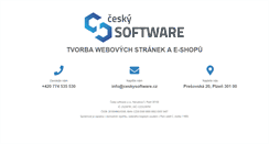 Desktop Screenshot of ceskysoftware.cz