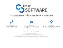 Tablet Screenshot of ceskysoftware.cz